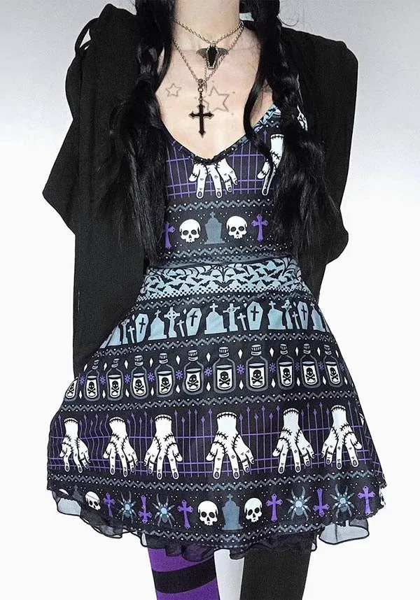 Addams Family | SKATER DRESS*