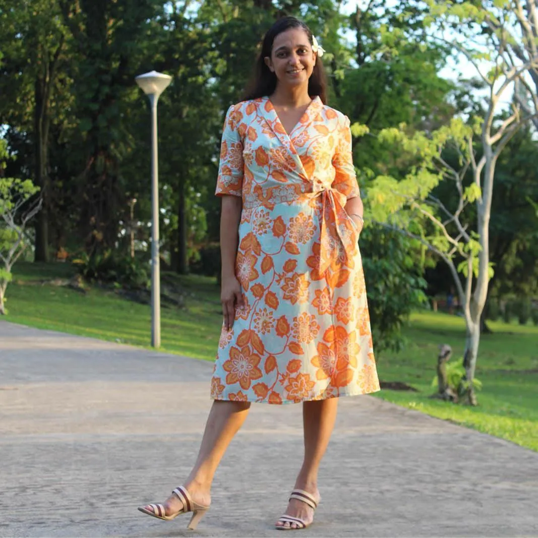 Ava Wrap Dress Sewing Pattern