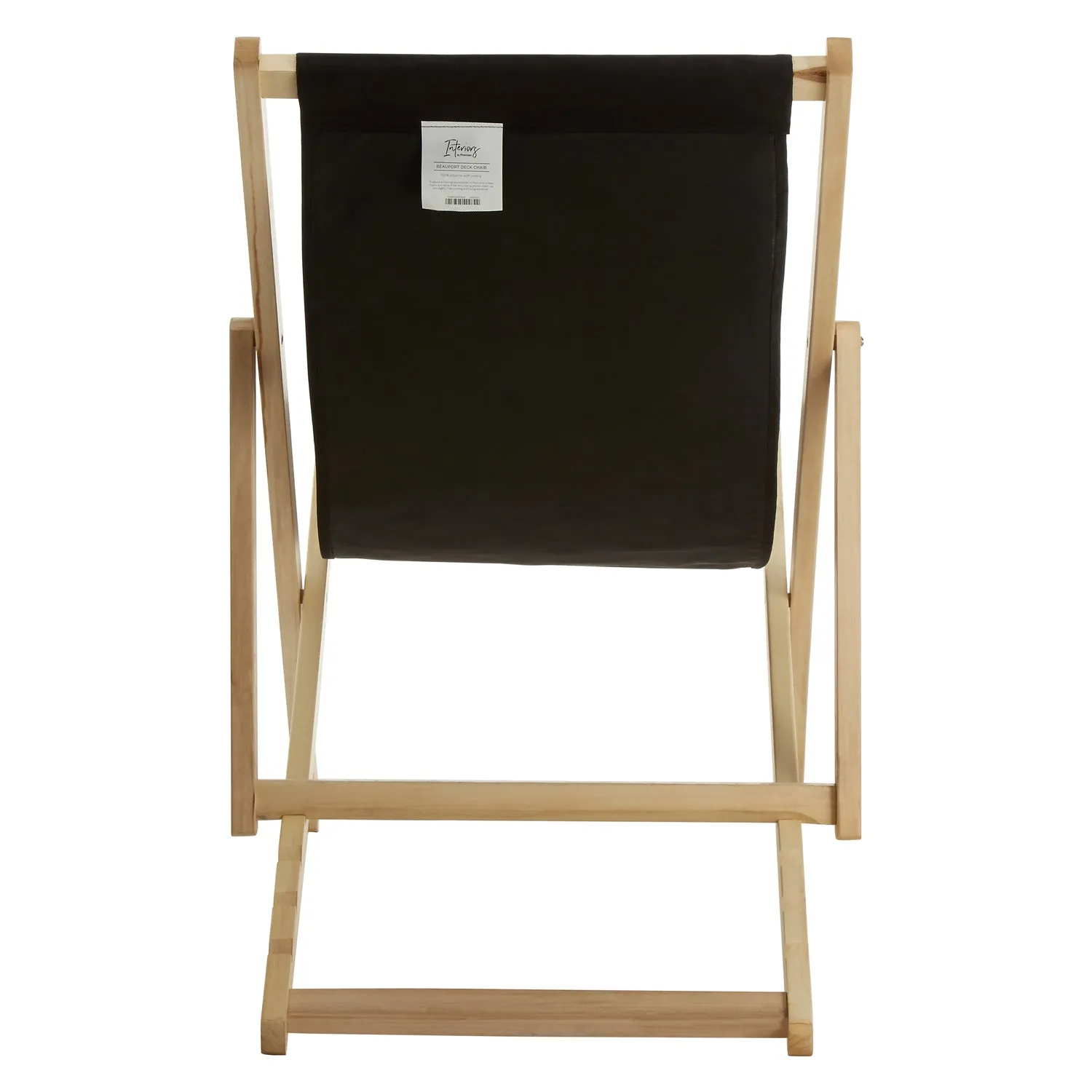 Beauport Black Deck Chair