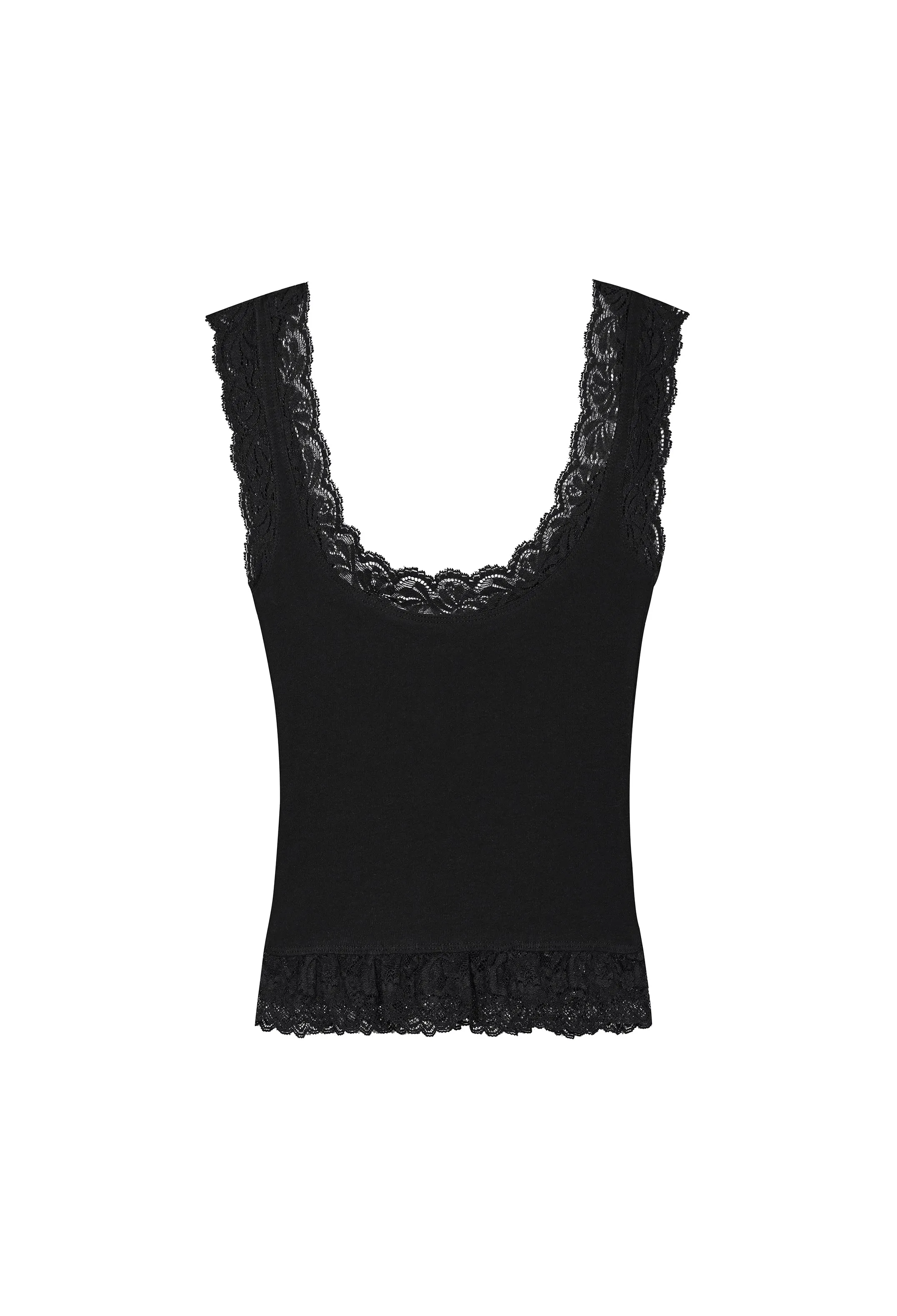 Black Lace Vest