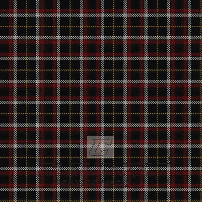 Black Symmetrical Premium Tartan Kilt