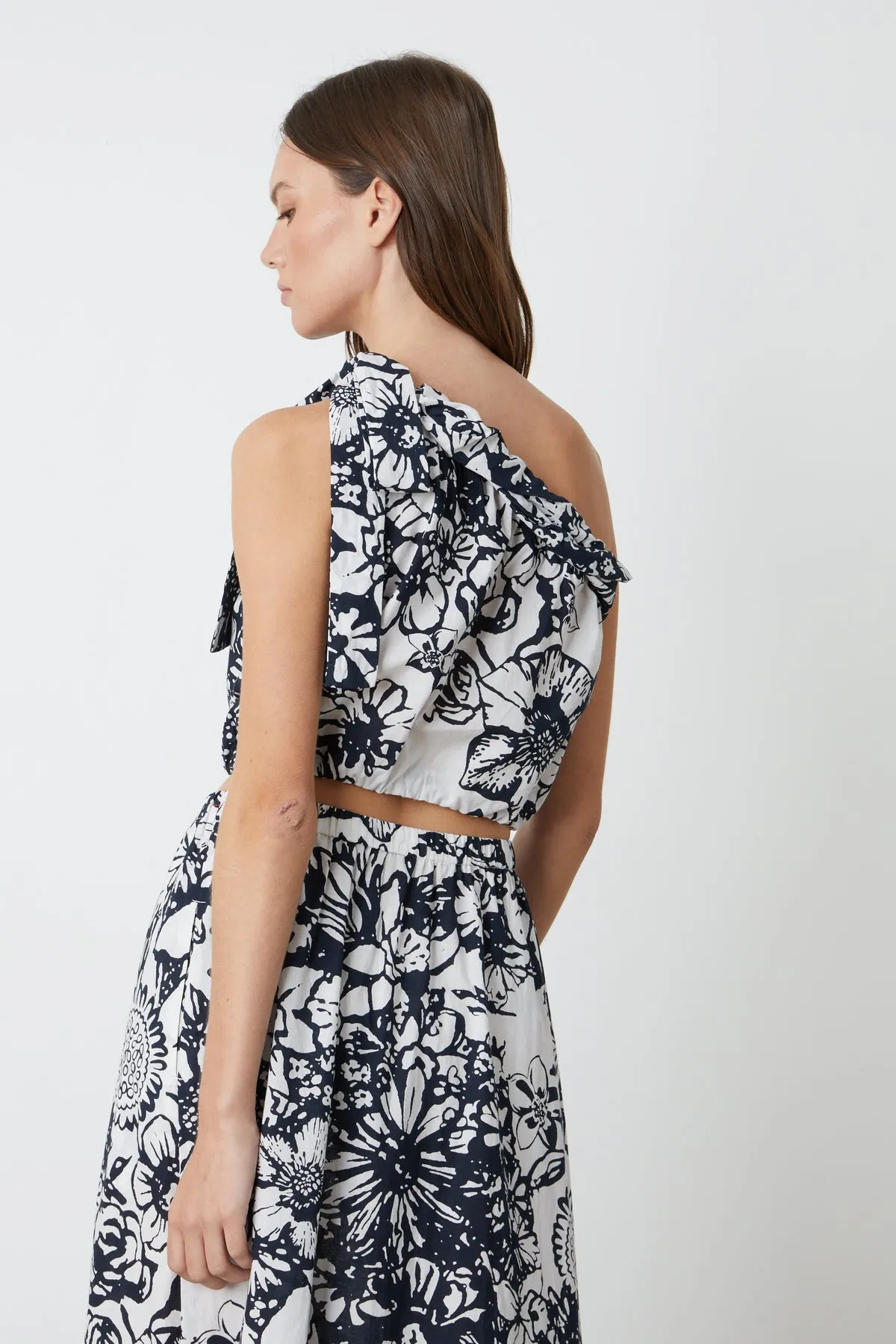 CAMILLA PRINTED ONE SHOULDER TOP