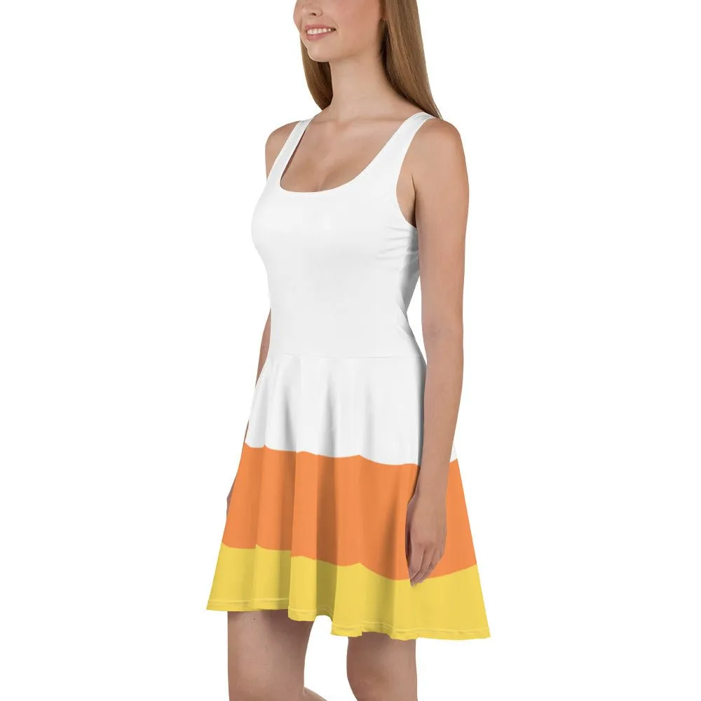 Candy Corn Skater Dress