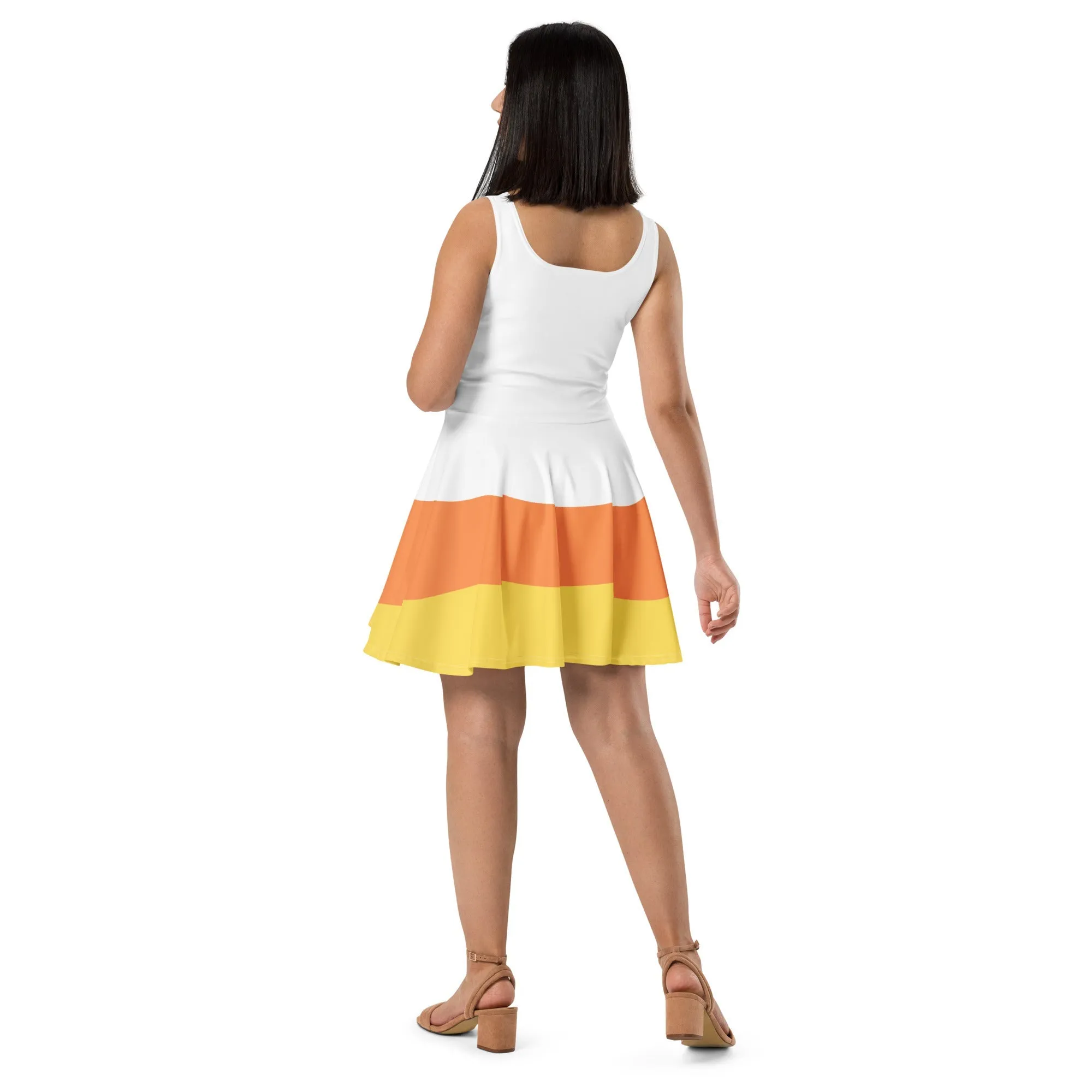 Candy Corn Skater Dress