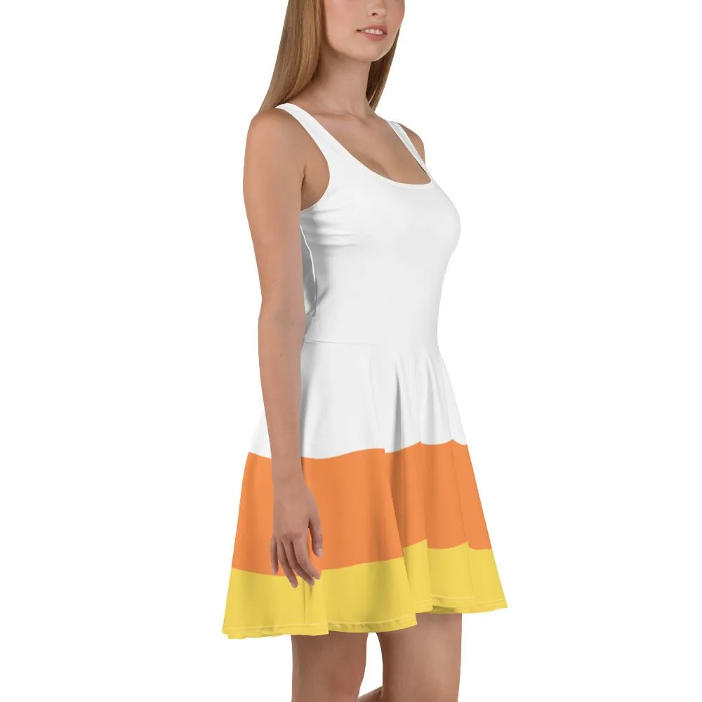 Candy Corn Skater Dress