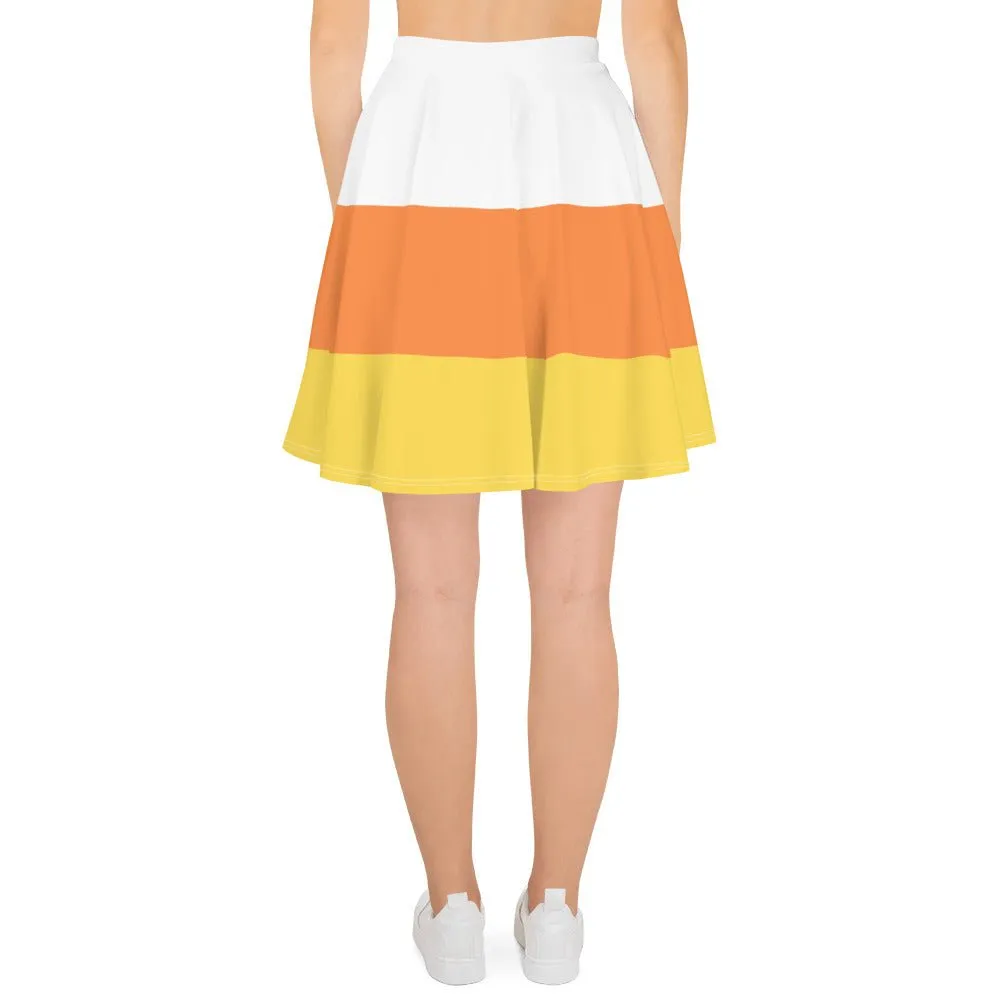 Candy Corn Skater Skirt