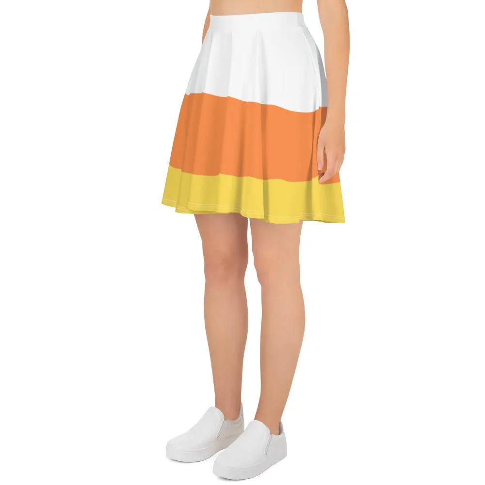 Candy Corn Skater Skirt