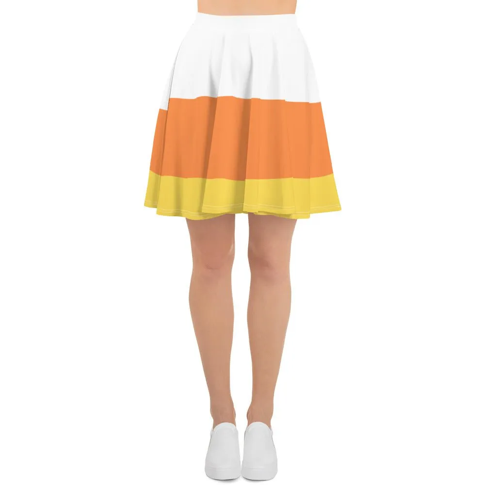 Candy Corn Skater Skirt