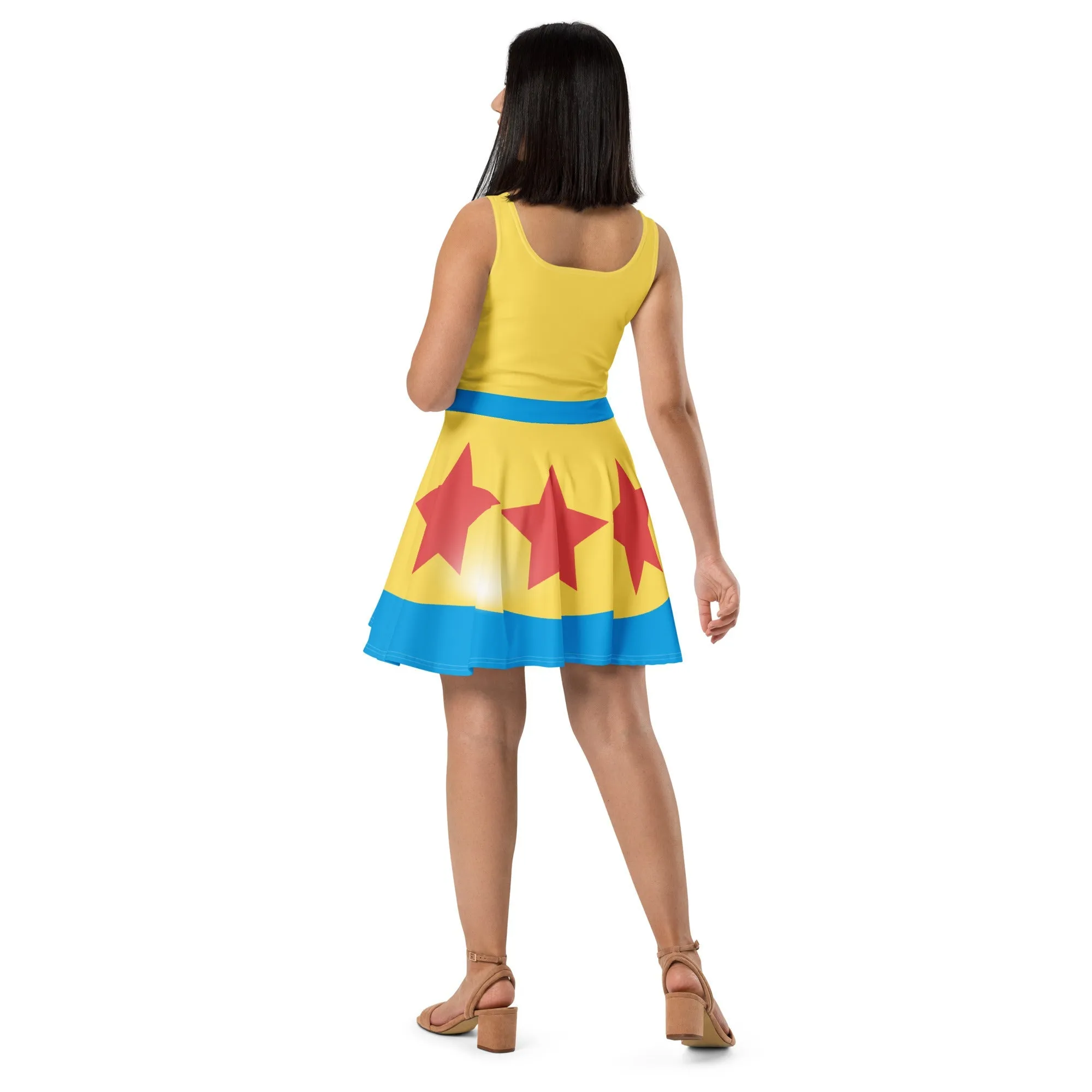 Cartoon Ball Skater Dress