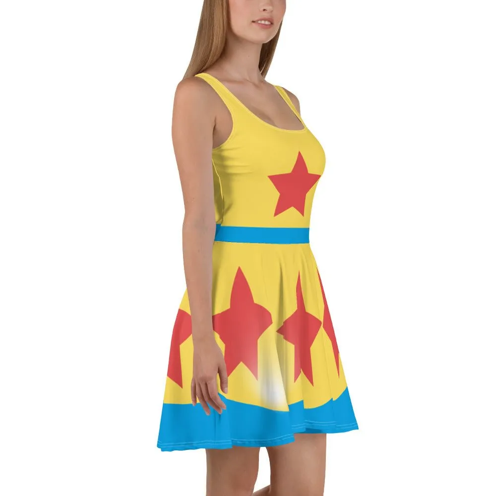 Cartoon Ball Skater Dress