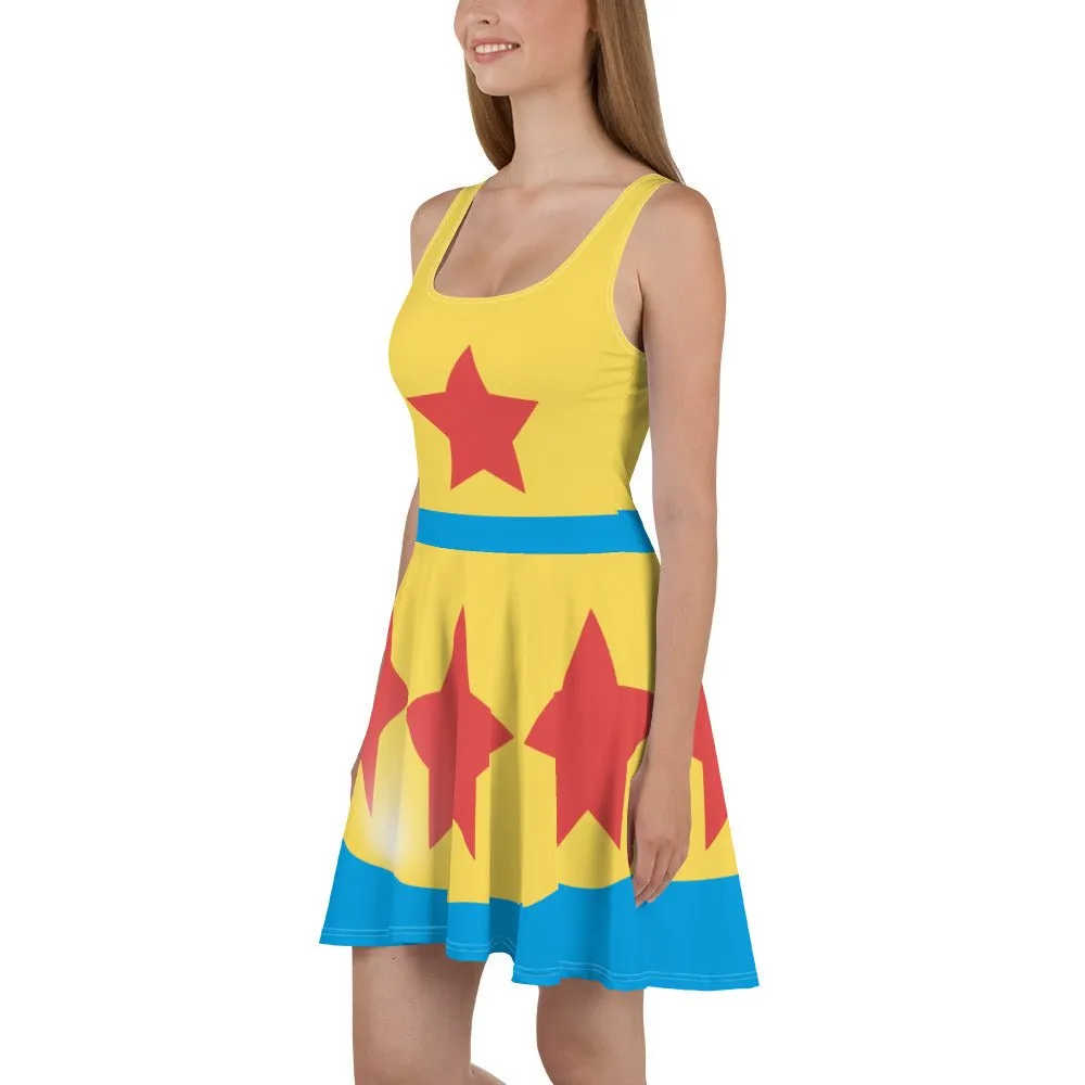 Cartoon Ball Skater Dress