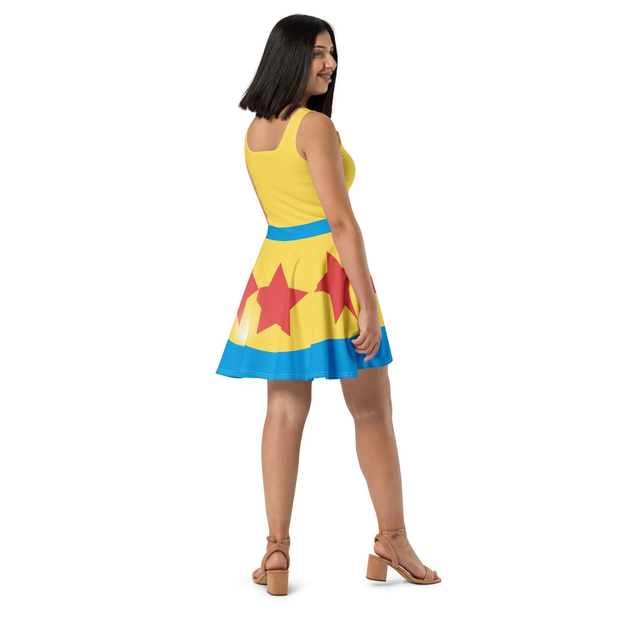 Cartoon Ball Skater Dress