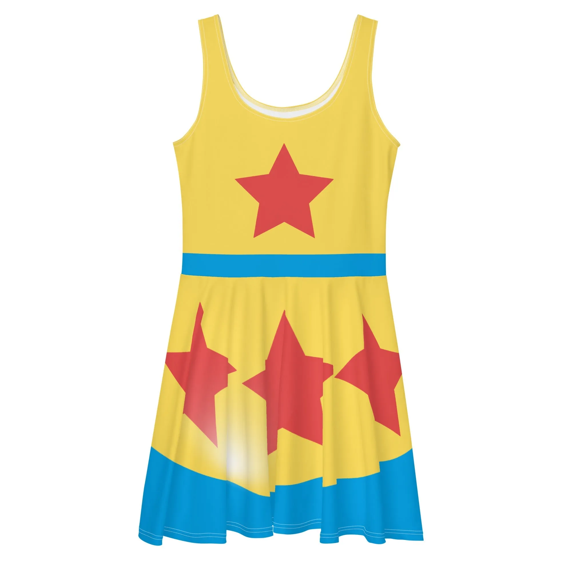 Cartoon Ball Skater Dress