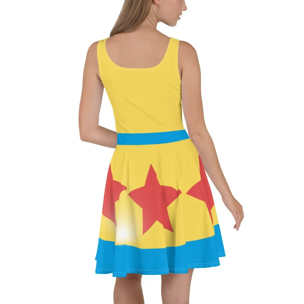 Cartoon Ball Skater Dress