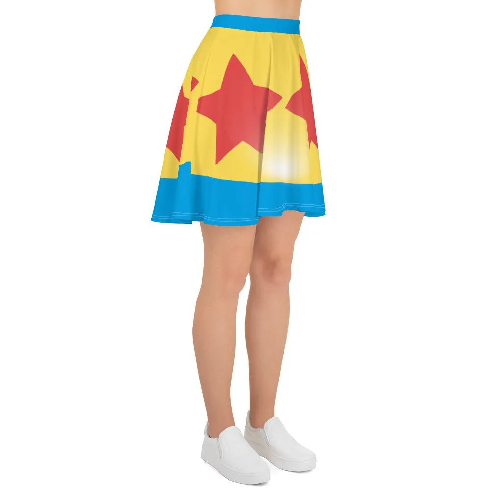 Cartoon Ball Skater Skirt