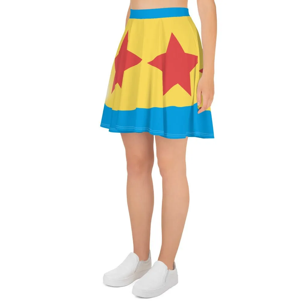 Cartoon Ball Skater Skirt