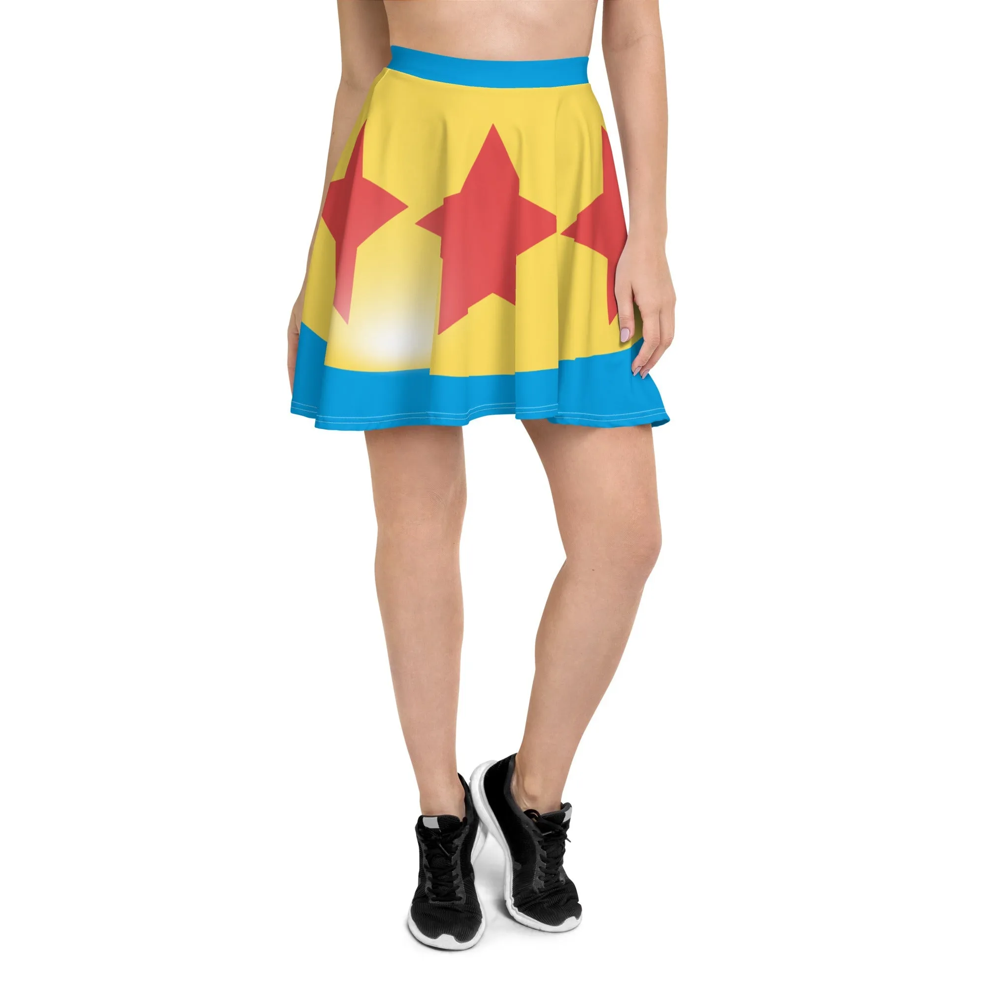 Cartoon Ball Skater Skirt