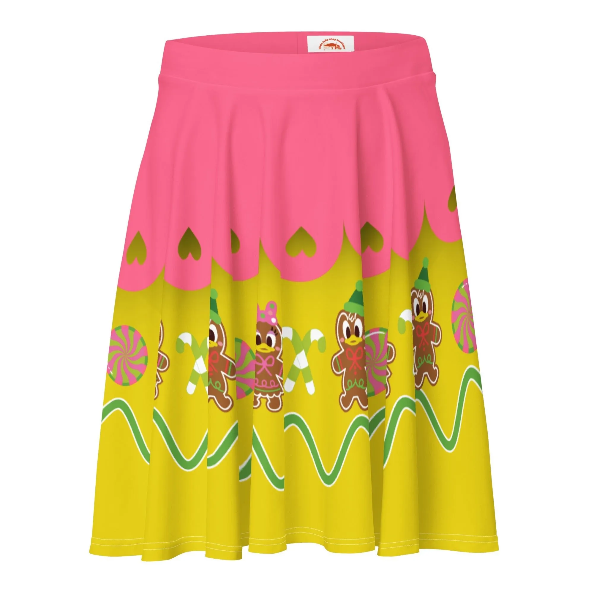 Christmas Duck Skater Skirt