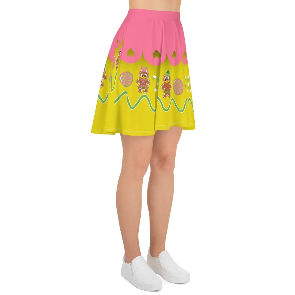 Christmas Duck Skater Skirt