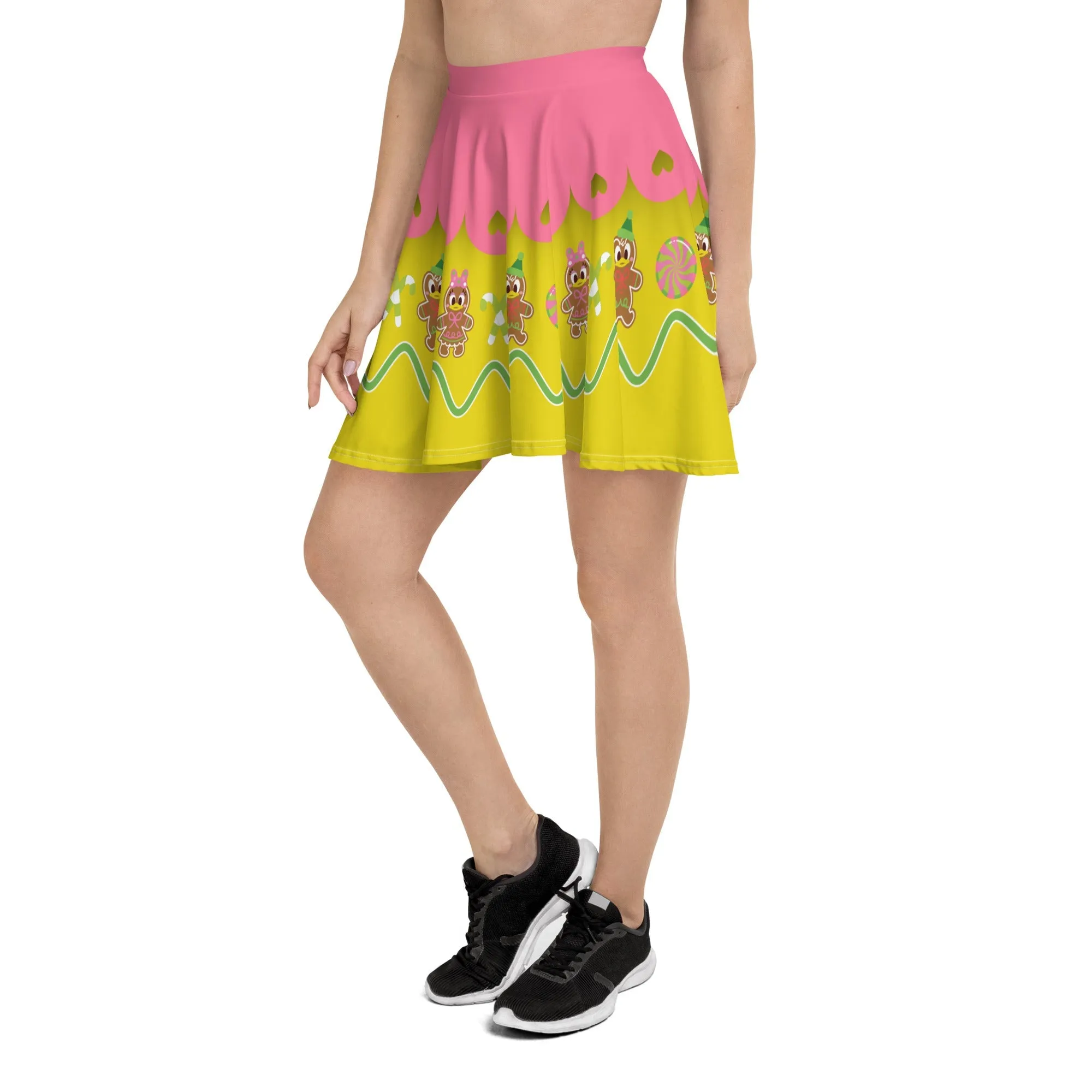 Christmas Duck Skater Skirt