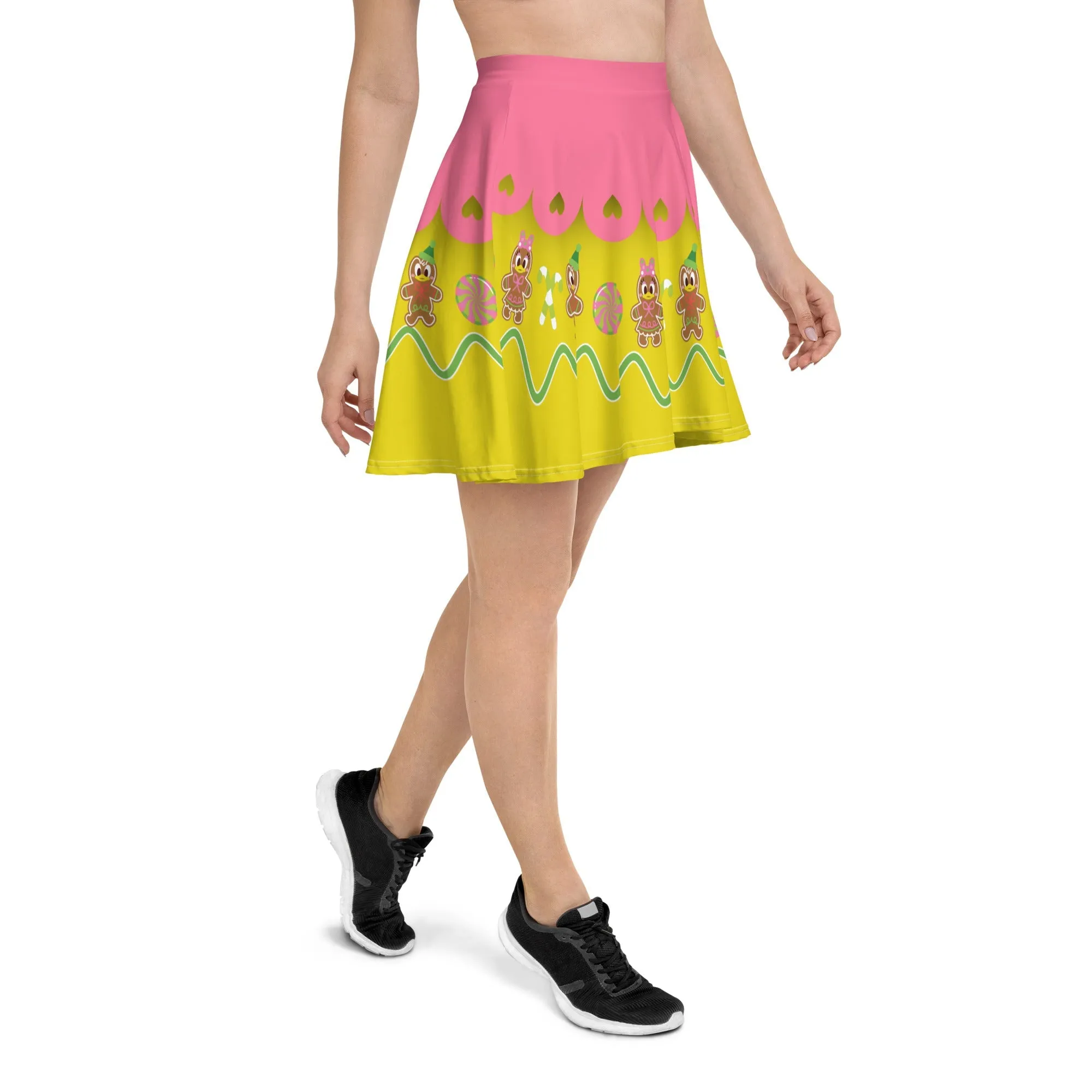 Christmas Duck Skater Skirt