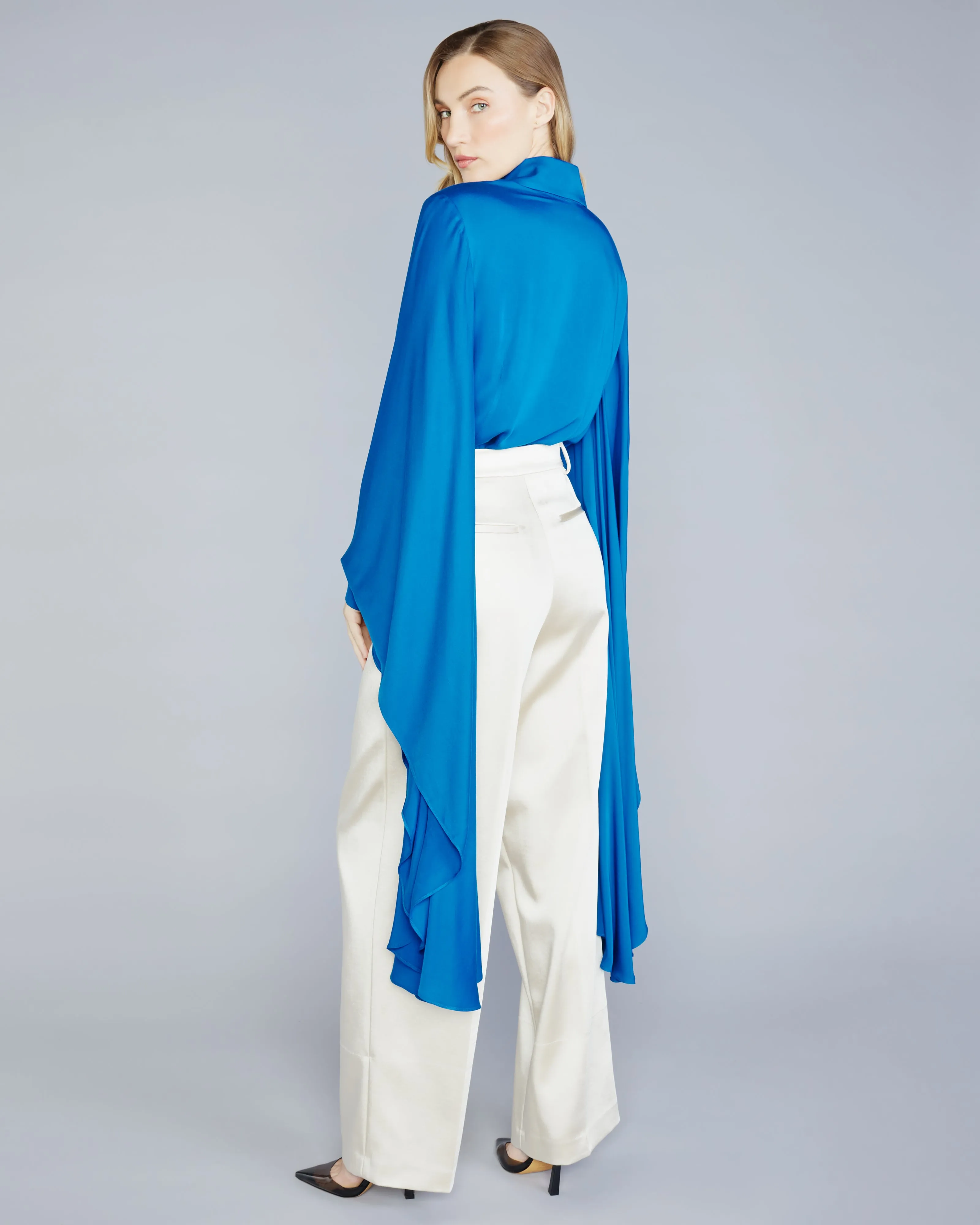 Cobalt Bat Sleeves Shirt