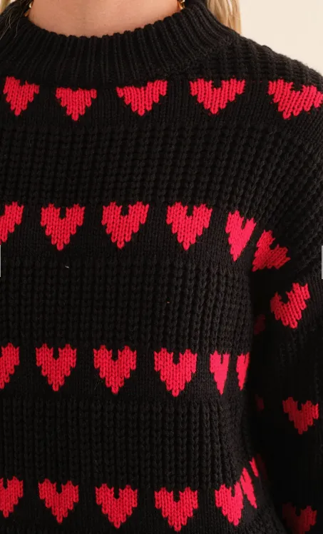 Cozy Co I Heart You Sweater