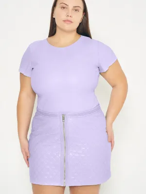 CURVE NICO RECYCLED LEATHER SKIRT