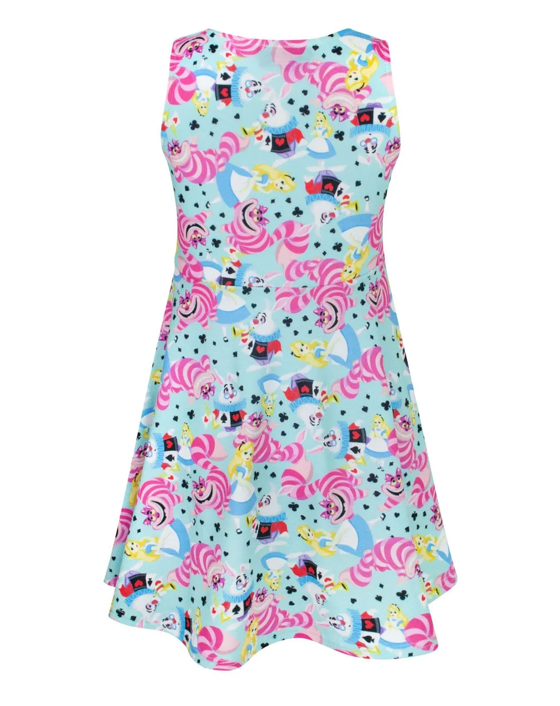 Disney Alice In Wonderland Girls Skater Dress