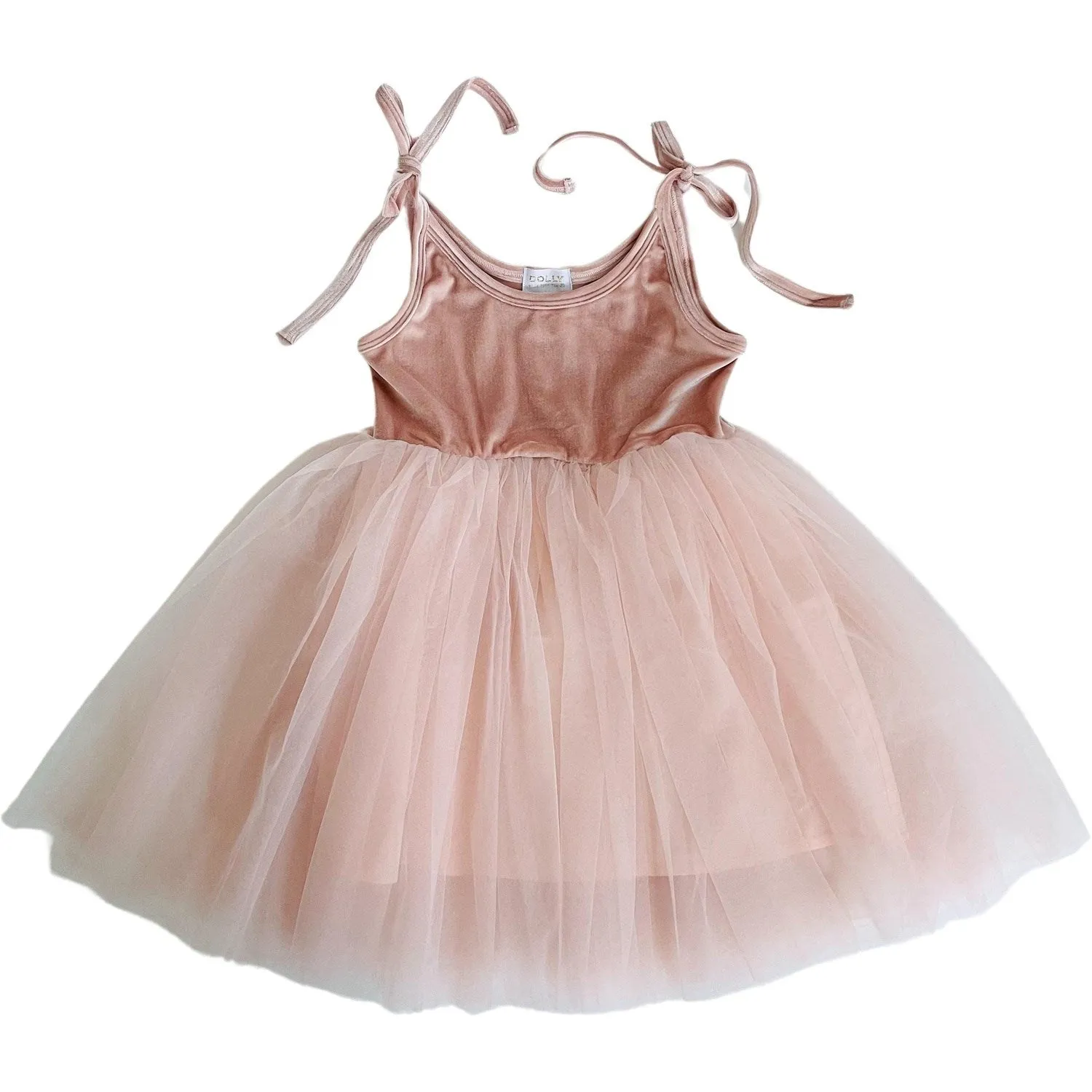 Dolly by Le Petit Tom Pink Dolly Universe Velvet Cosmic Strings Tutu Dress