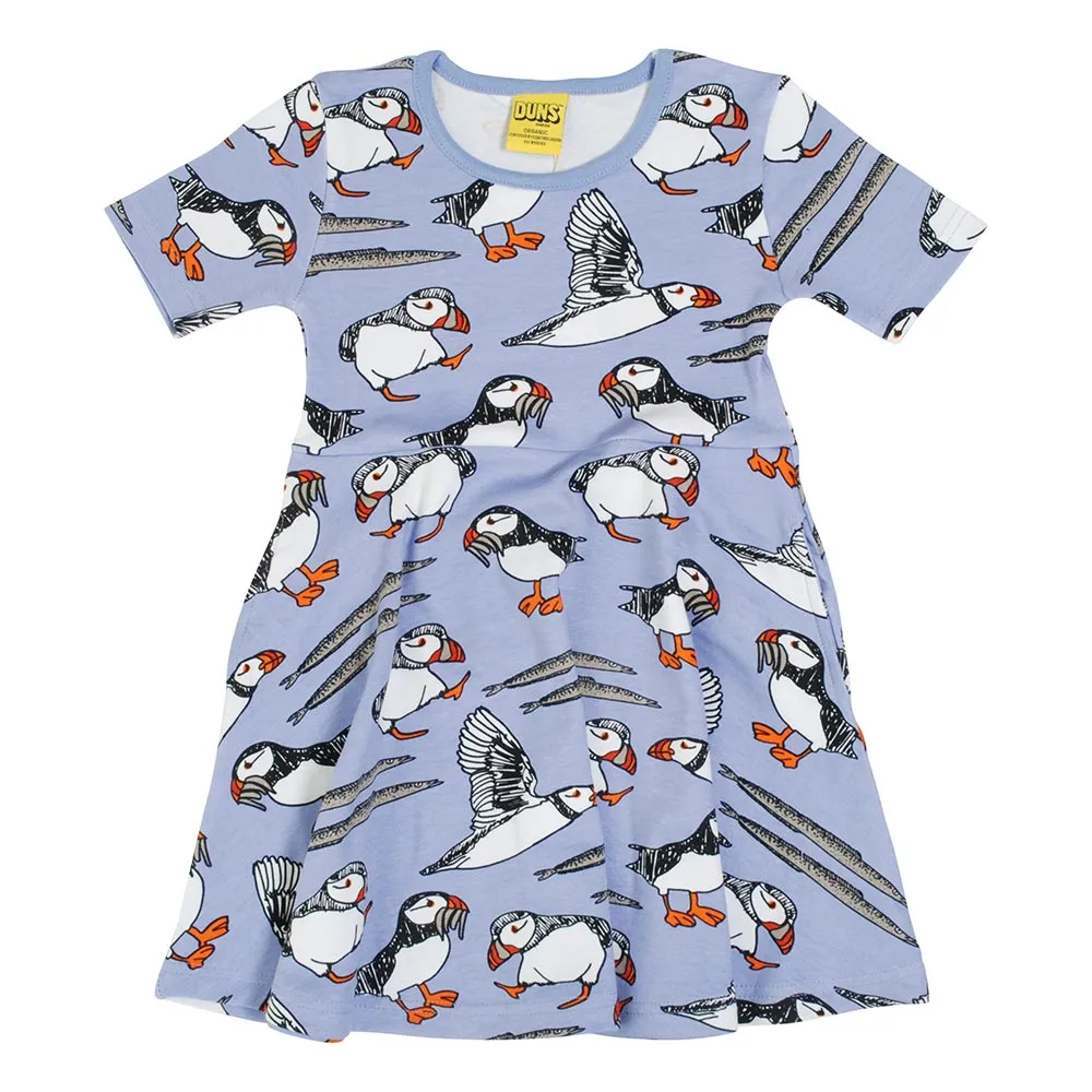 Duns Puffin Easter Egg Short Sleeve Skater Dress