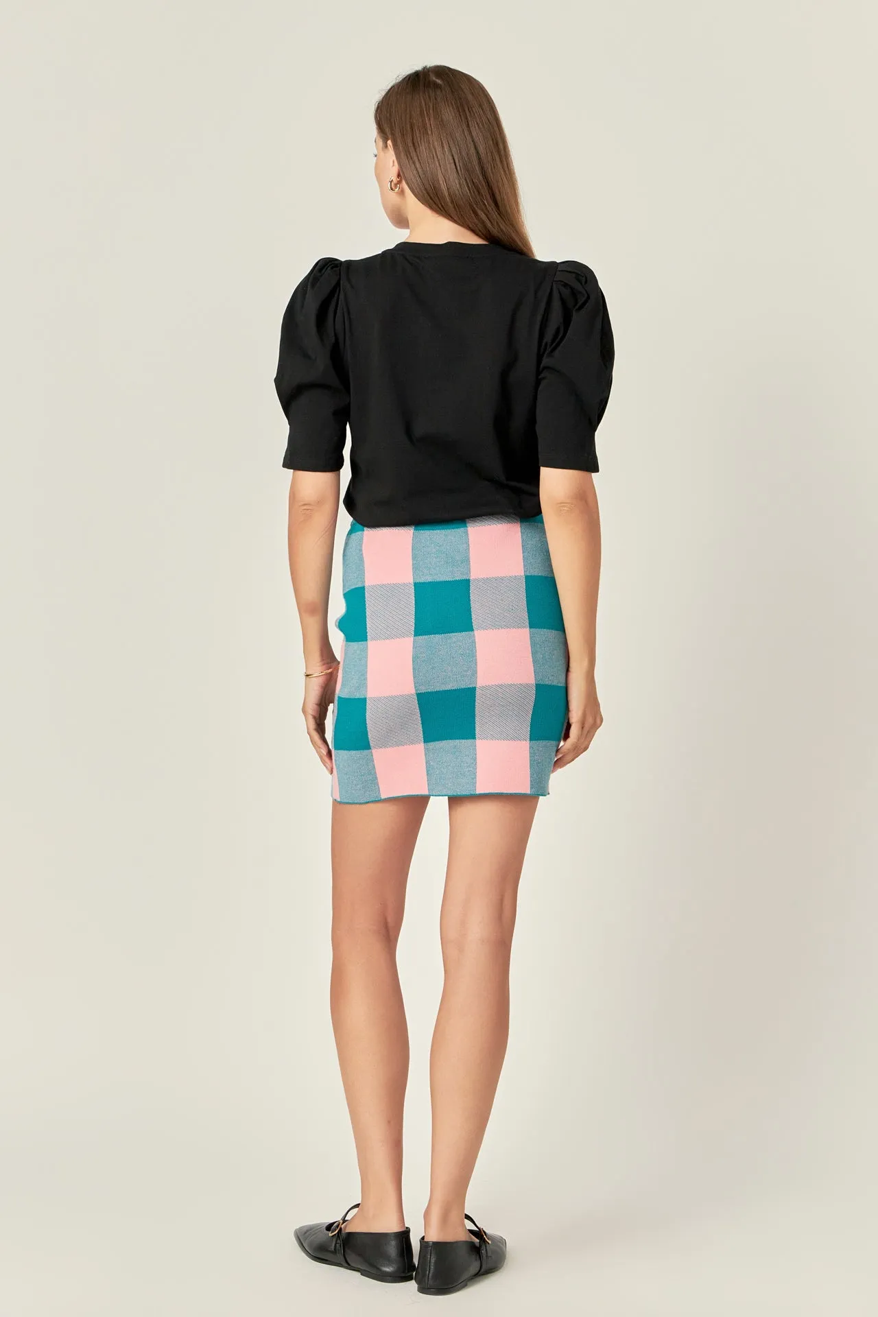 English Factory - Gingham Mini Skirt