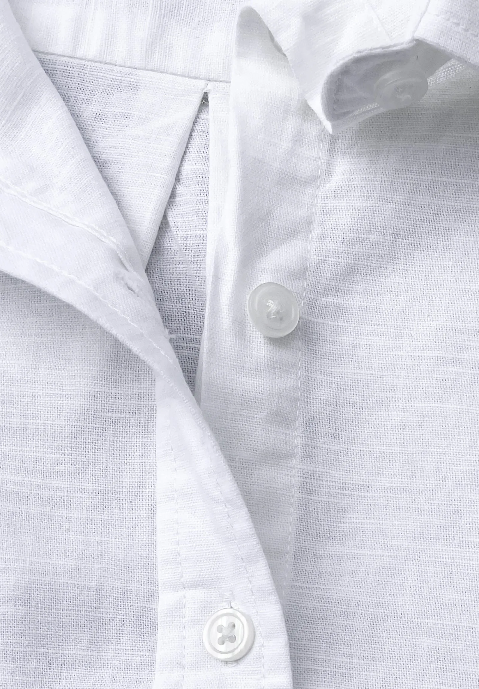 Essy White Linen Cotton Shirt