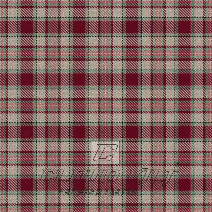 Etive Burgundy Tartan