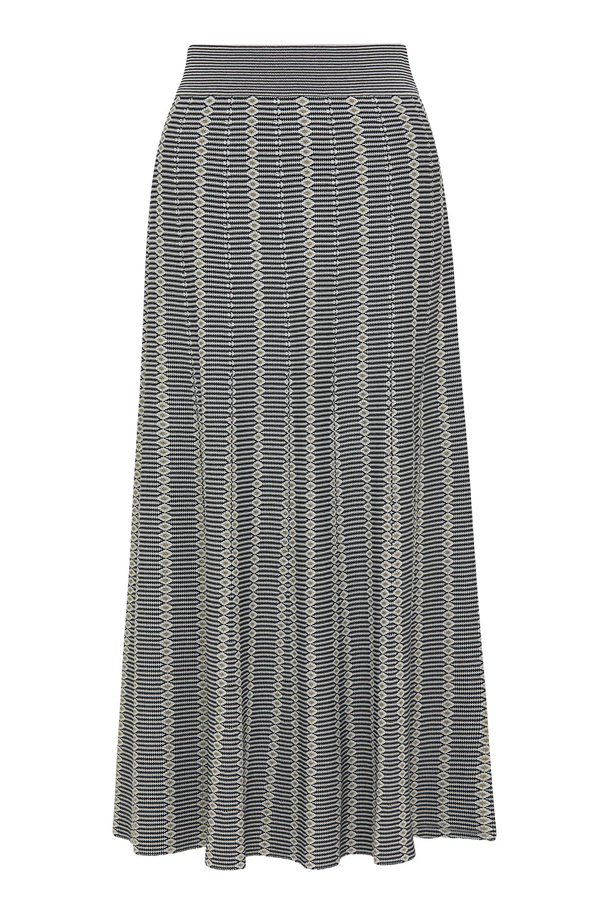 Farrah Knit Skirt - Diamond Metallic