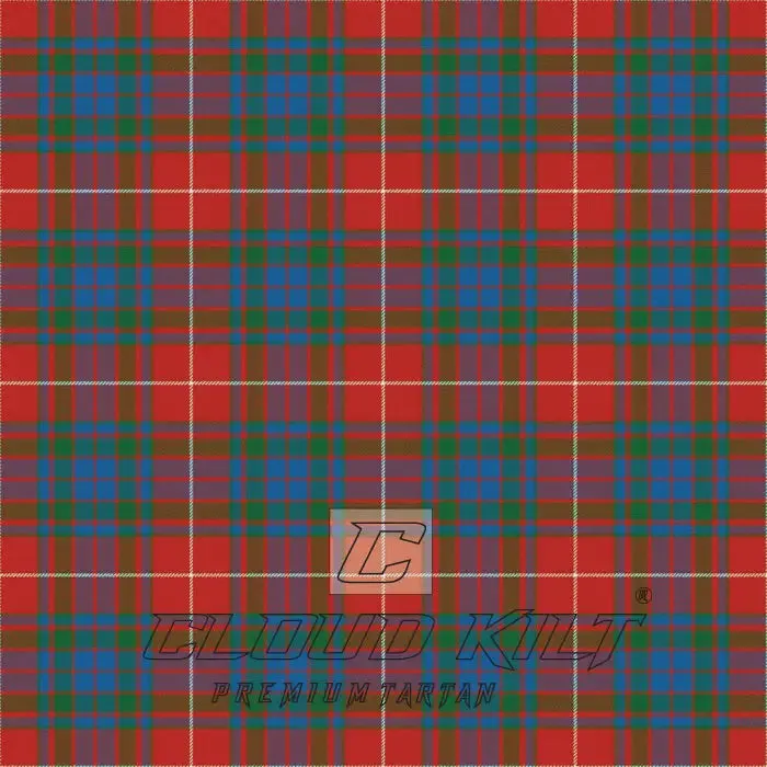 Fraser Gathering Red Ancient Tartan