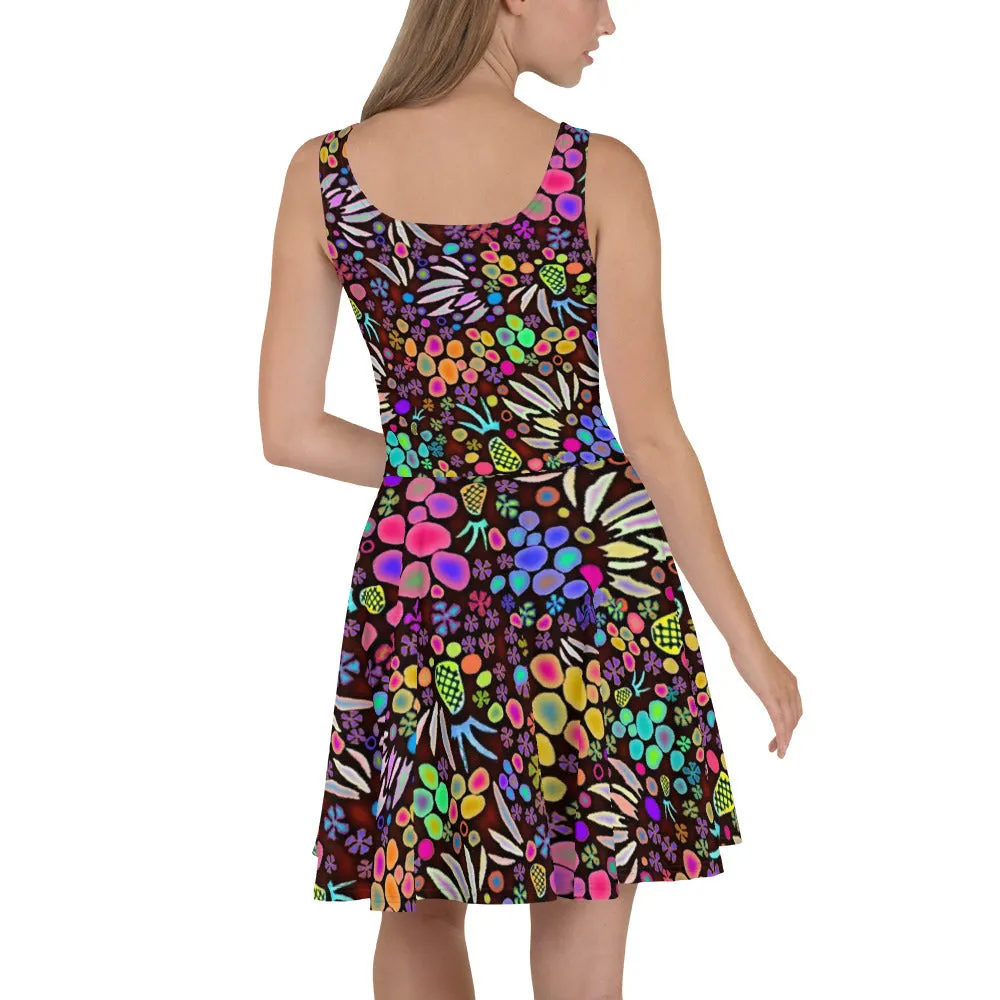 Fruit Salad 2 designer Skater Dress by John A. Conroy