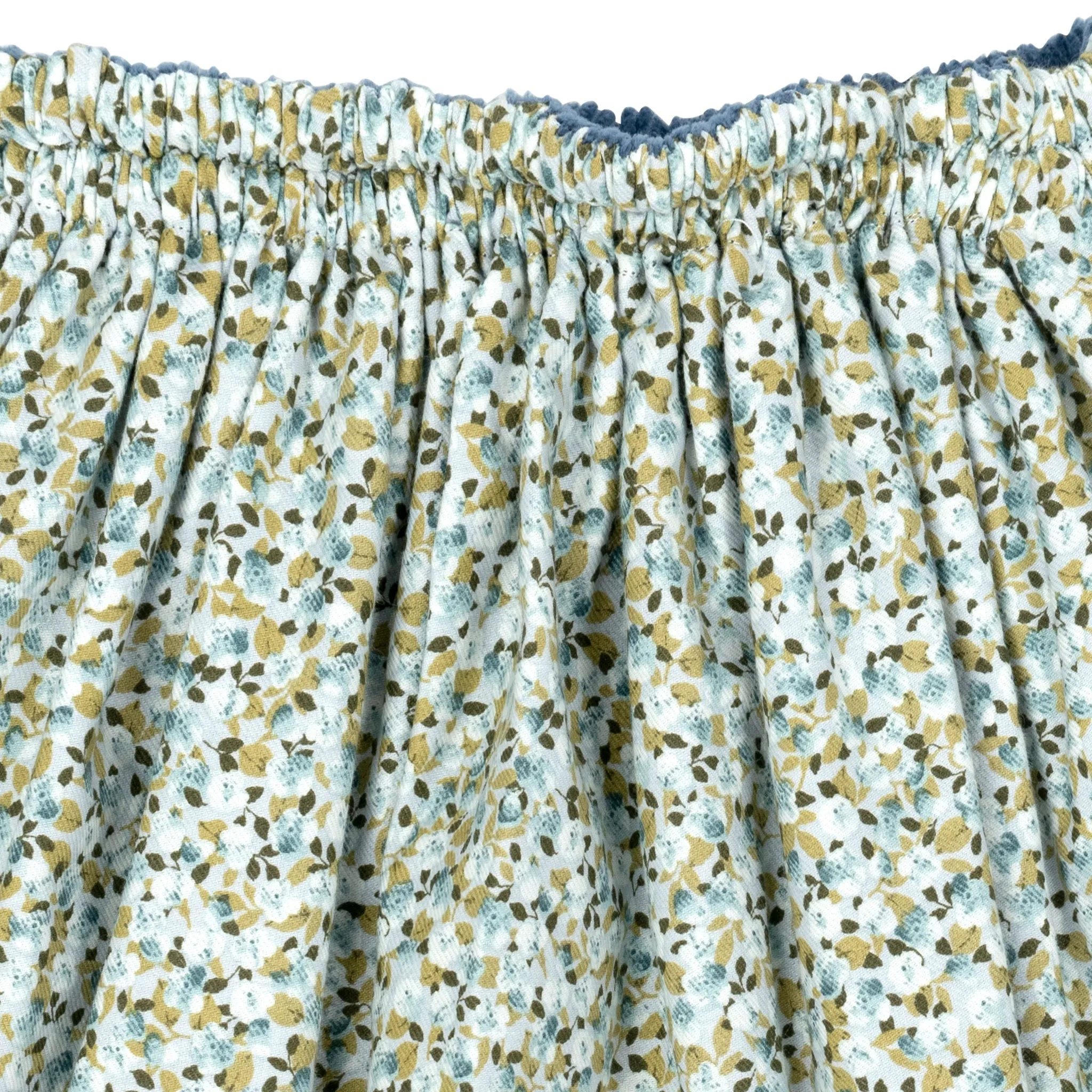 Giuditta Double Skirt - Blue and Green