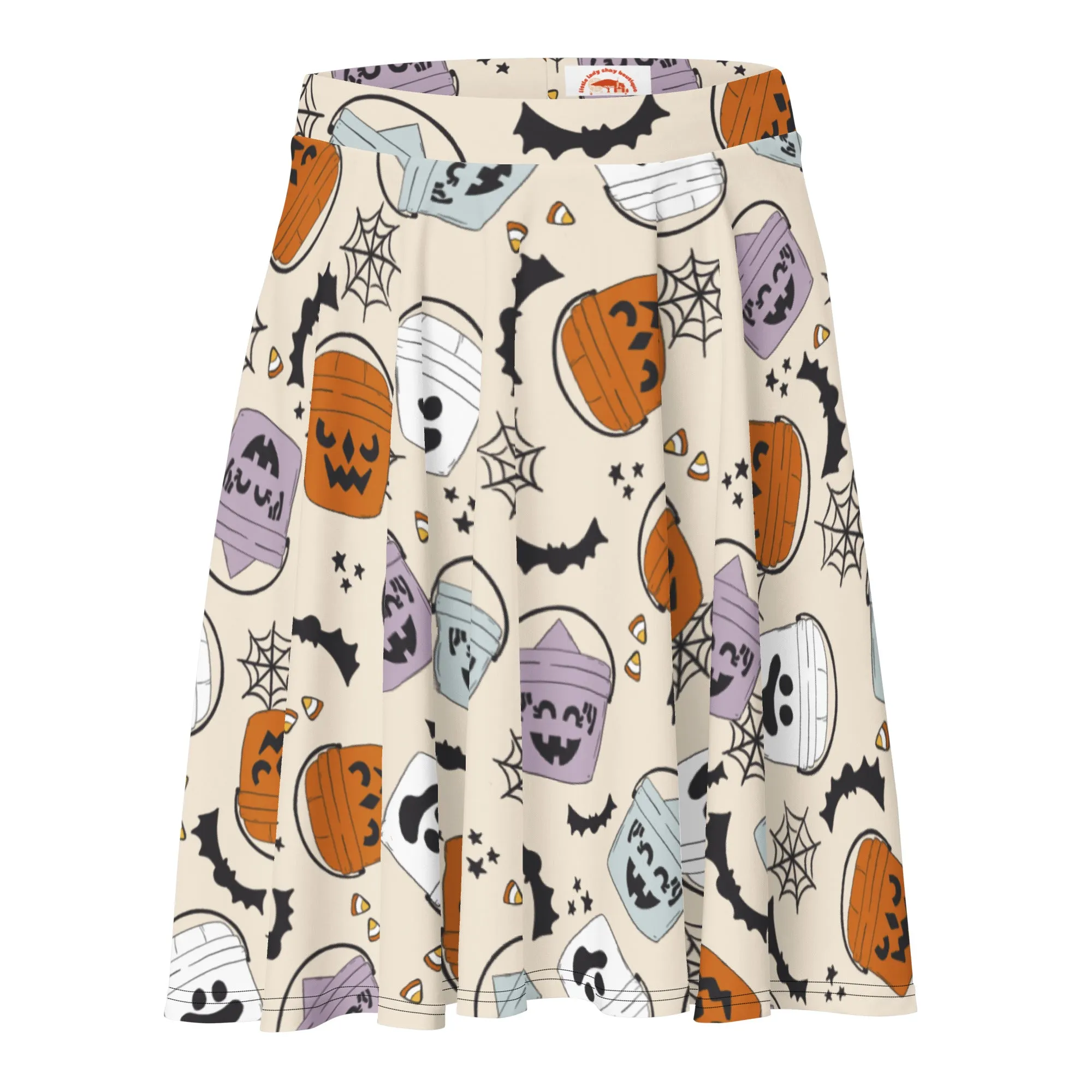 Halloween Treat Bucket Skater Skirt- Brittany Frost Designs