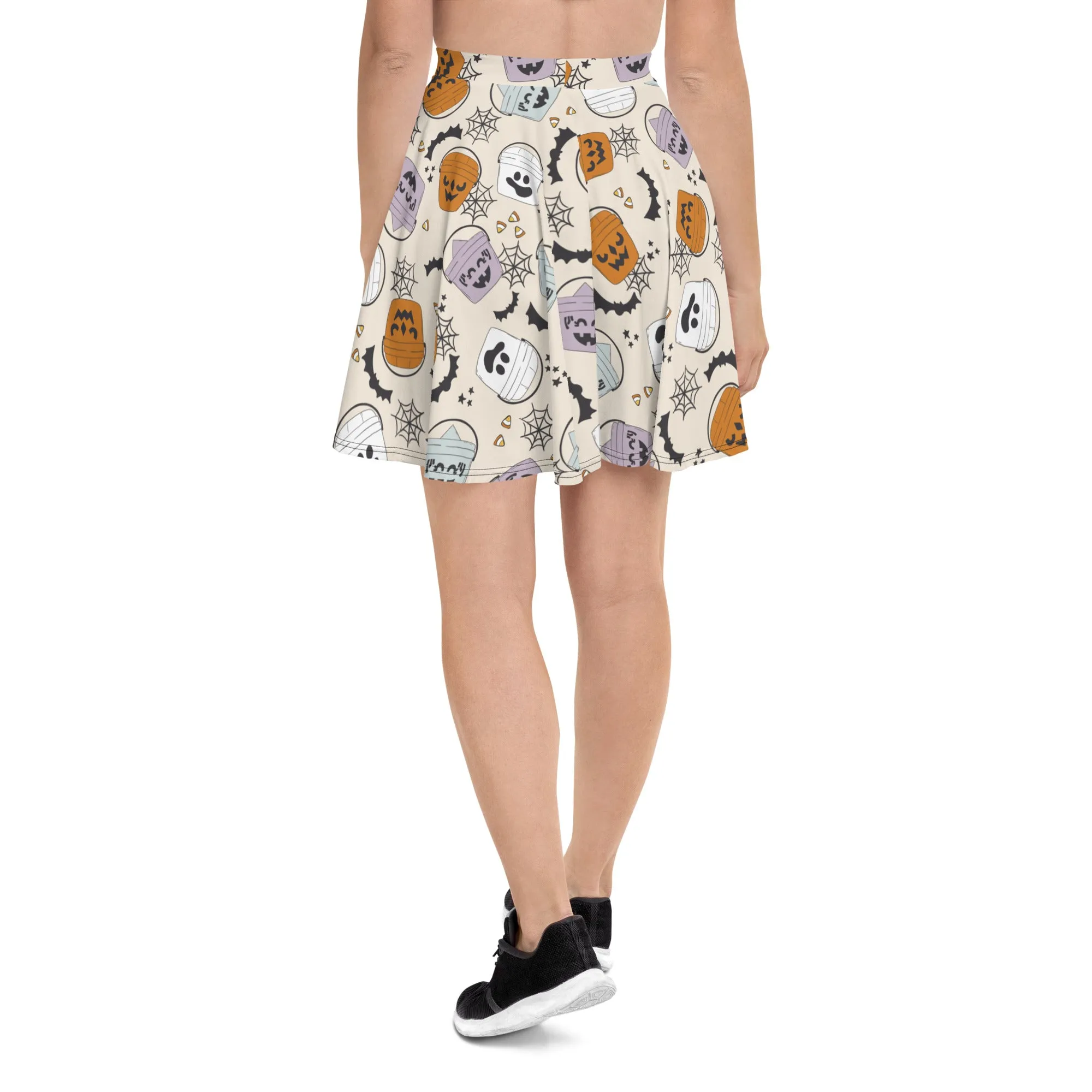 Halloween Treat Bucket Skater Skirt- Brittany Frost Designs