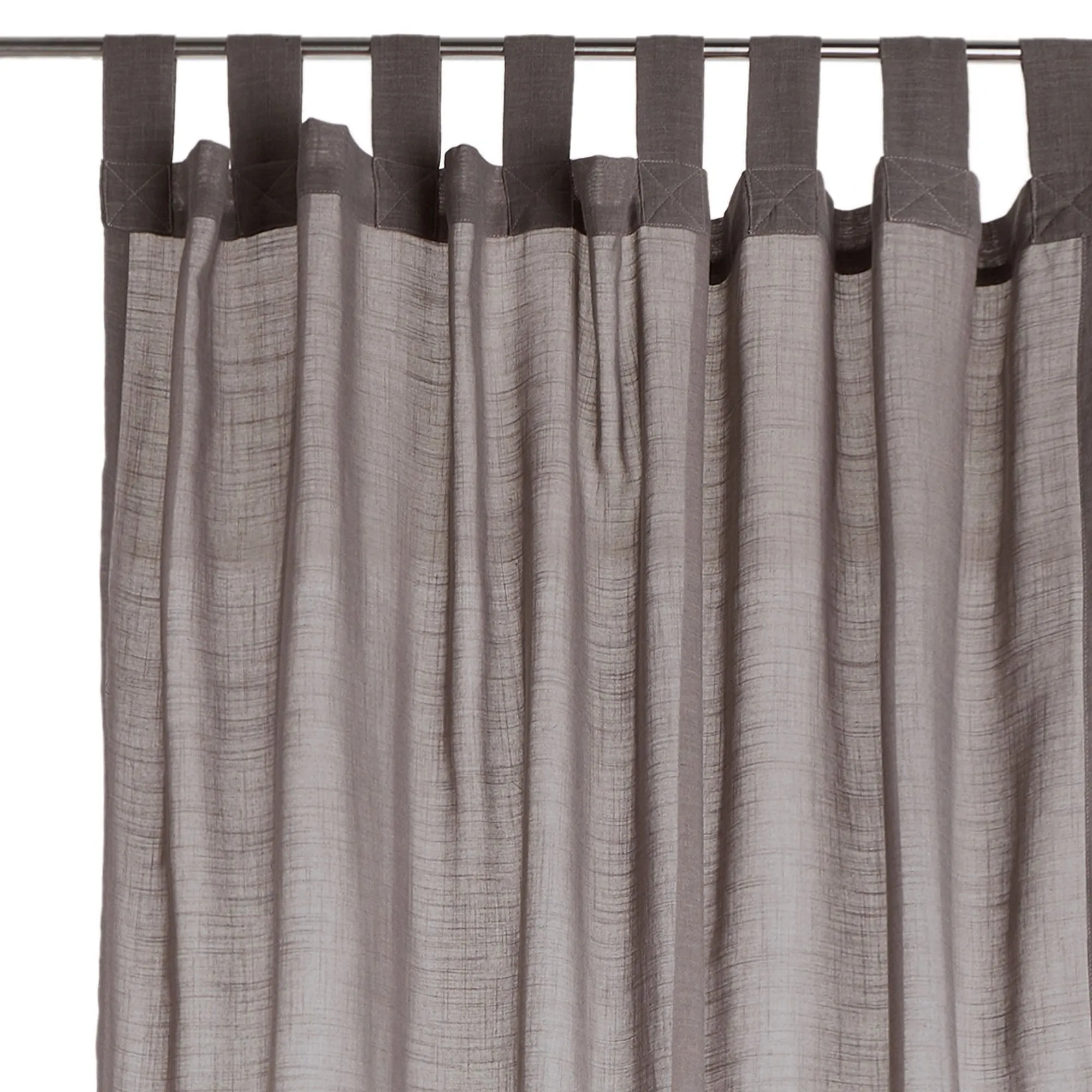 Helan Cotton Blend Curtain [Clay]