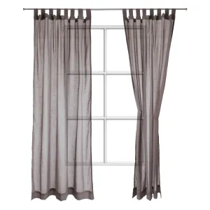 Helan Cotton Blend Curtain [Clay]