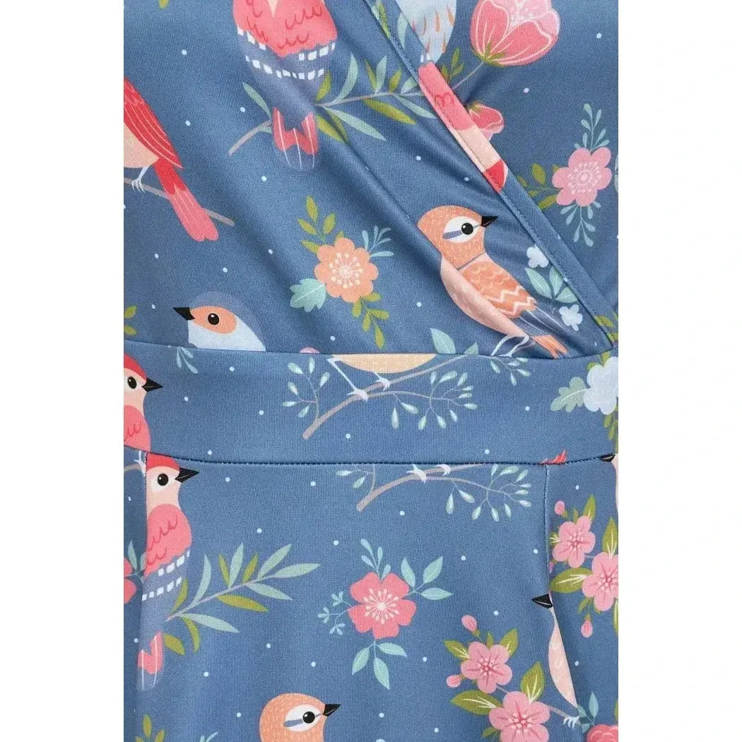 Lyra Dress - Spring Birds