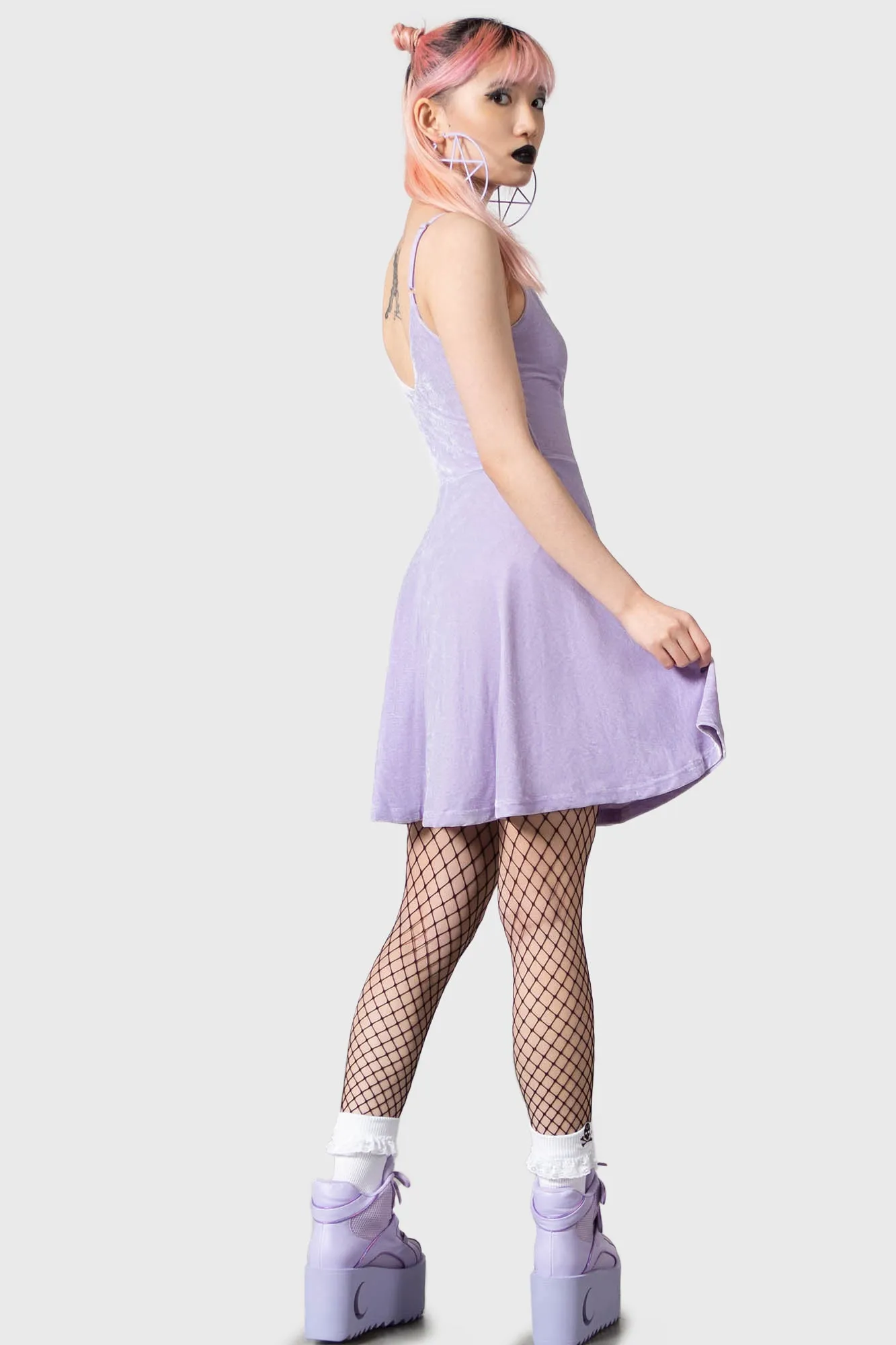 Magica Skater Dress [PASTEL LILAC]