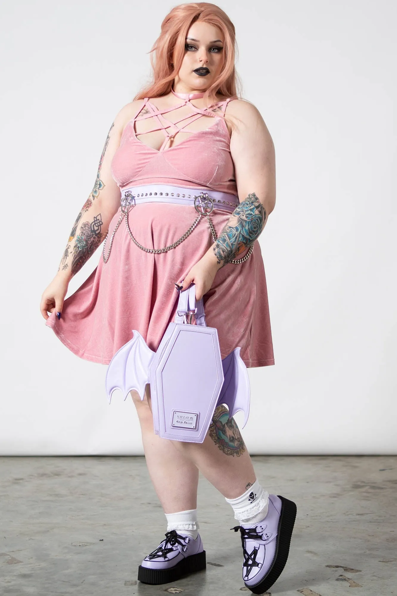 Magica Skater Dress [PASTEL PINK]