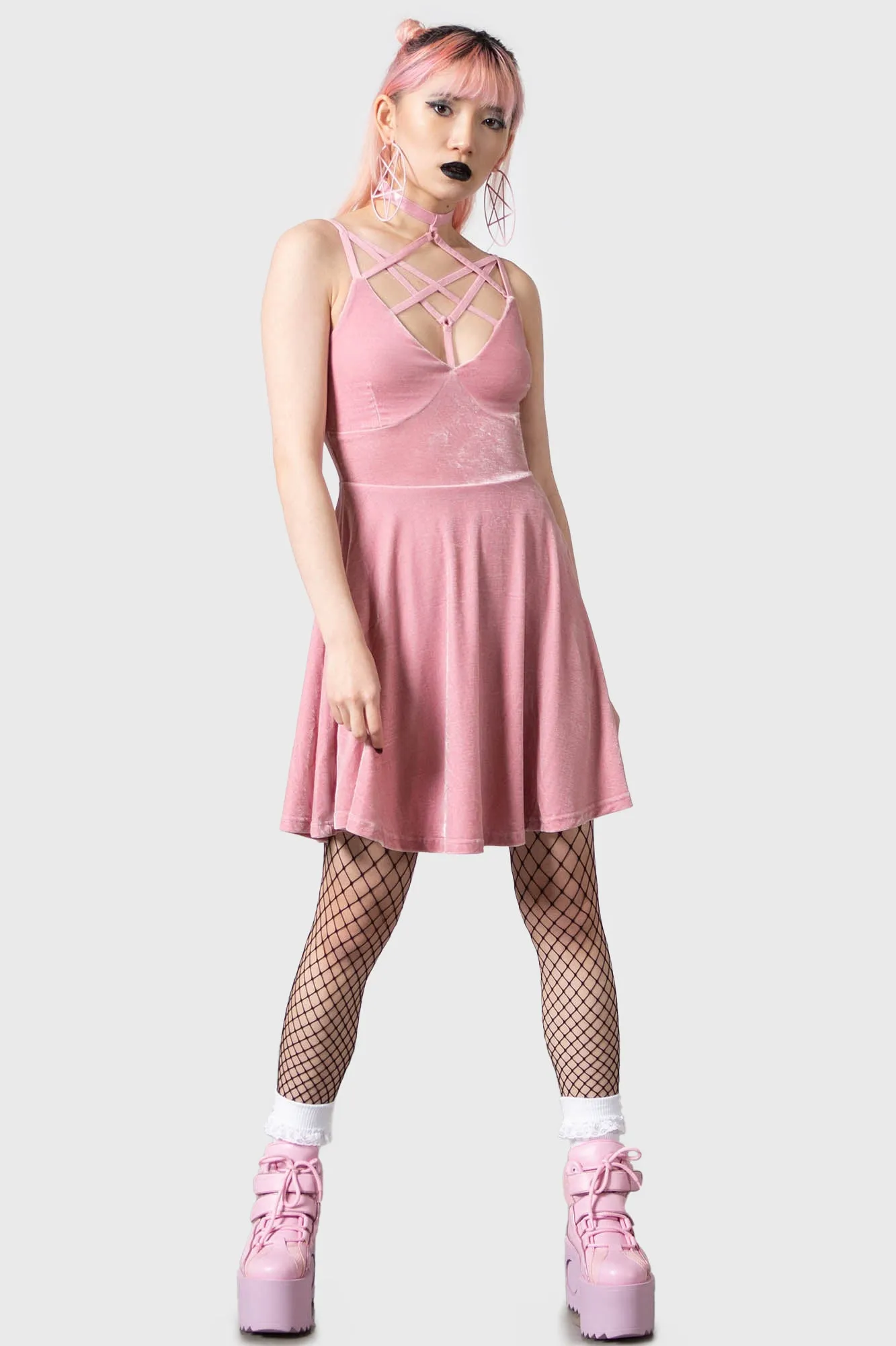 Magica Skater Dress [PASTEL PINK]