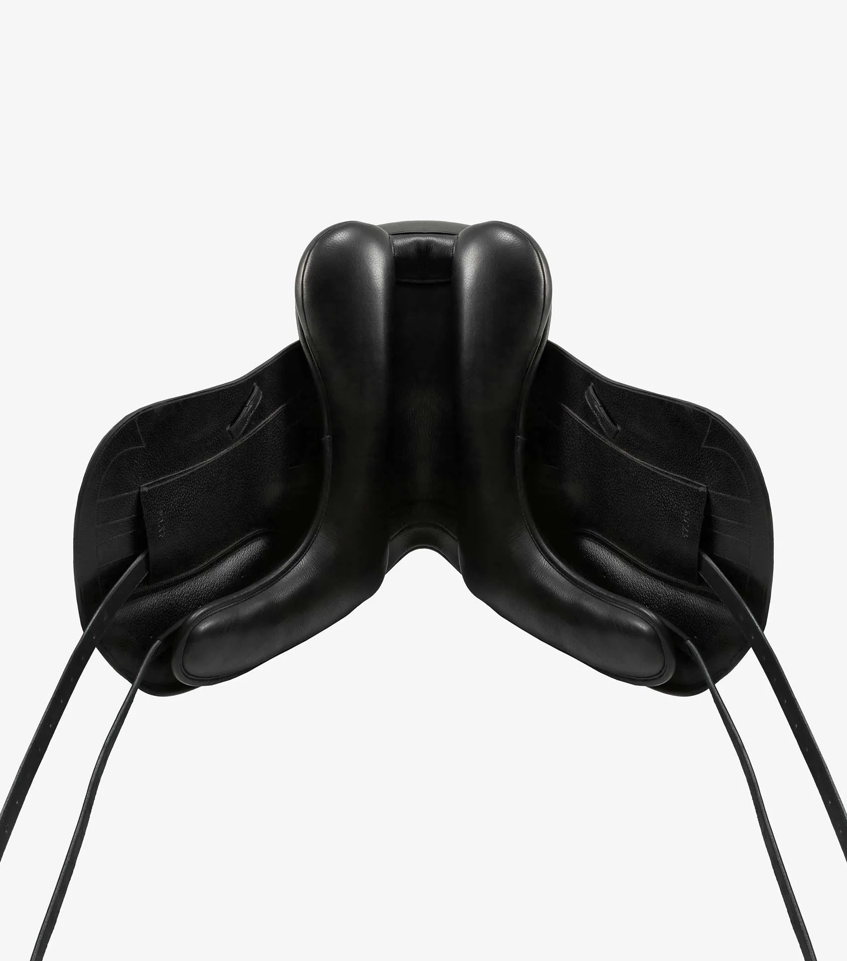 Marseille Leather Monoflap Dressage Saddle Black