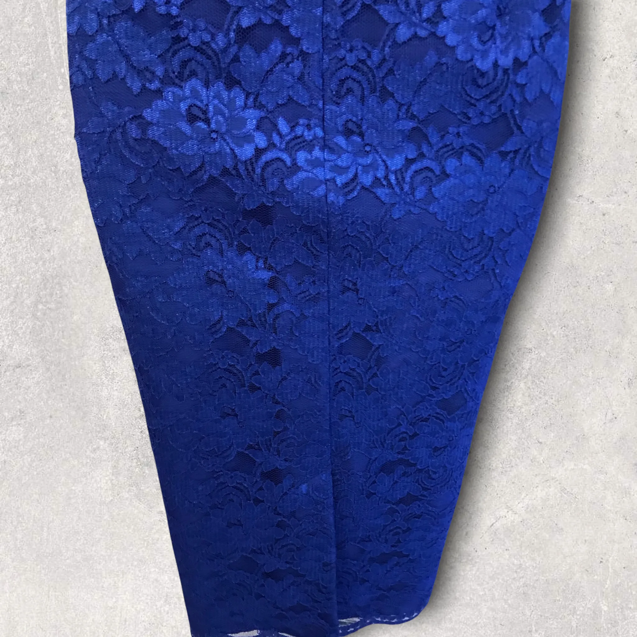 Michaela Louisa Royal Blue Lace Special Occasion Outfit UK 10 US 6 EU 38