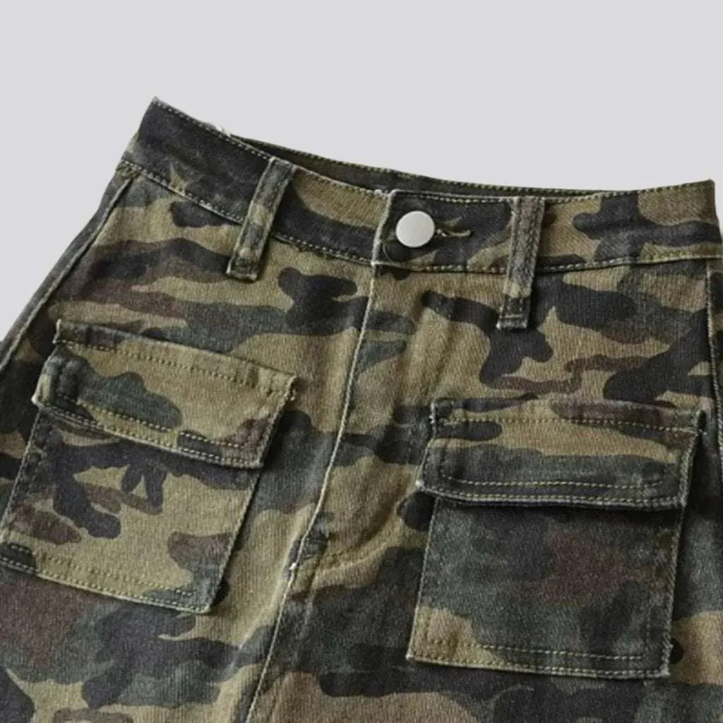 Mini street women's jean skort