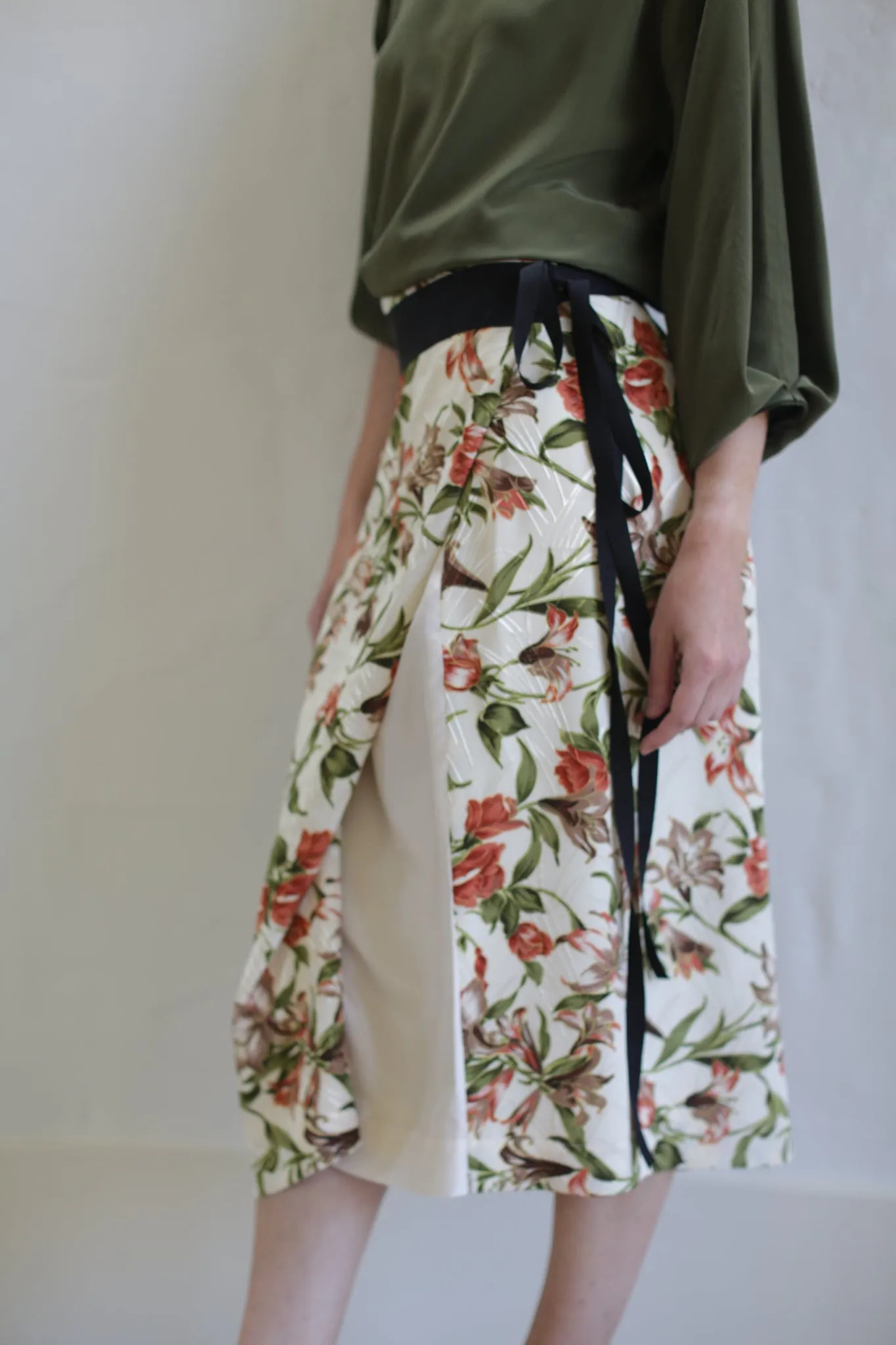 Petal Wrap Skirt | Floral